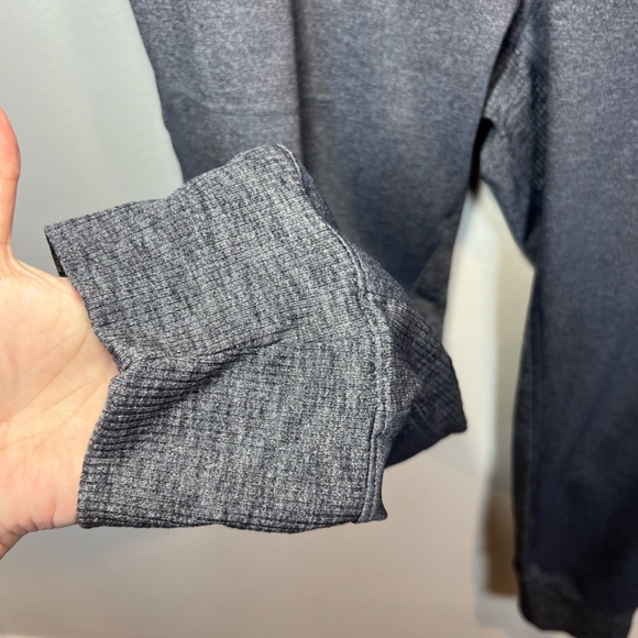 Athleta Womens Venice High Rise Jogger Pants Gray Heather Athletic Zip Pocket XL - Picture 7 of 14